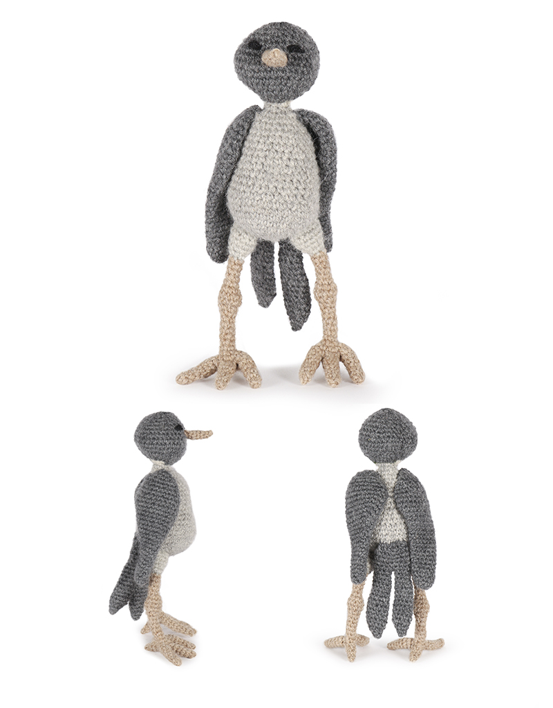 toft ed's animal dora the wood pigeon amigurumi crochet